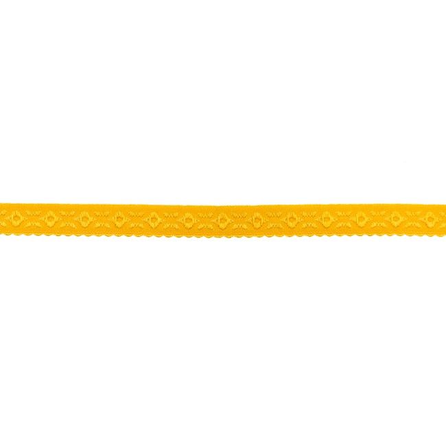 Elastisches Einfassband/Falzgummi bestickt