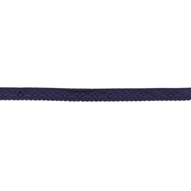 Elastisches Einfassband/Falzgummi bestickt