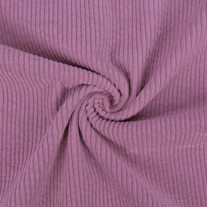 Cord Stretch Washed - 3.5 mm breite Rippen - uni