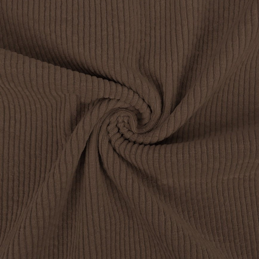 Cord Stretch Washed - 3.5 mm breite Rippen - uni