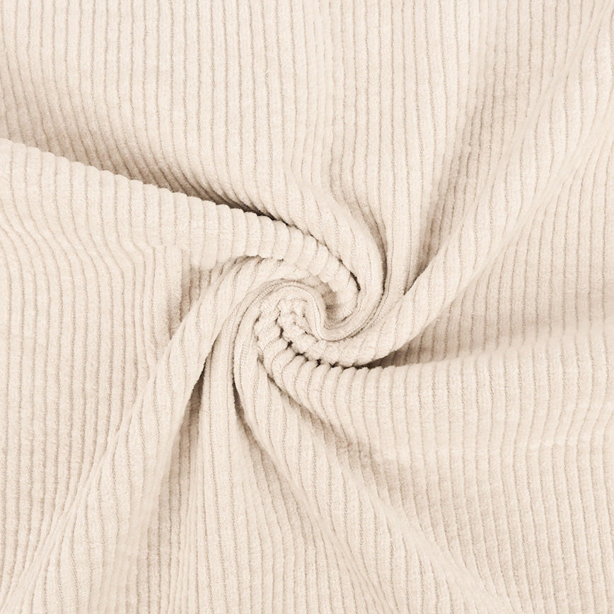 Cord Stretch Washed - 3.5 mm breite Rippen - uni