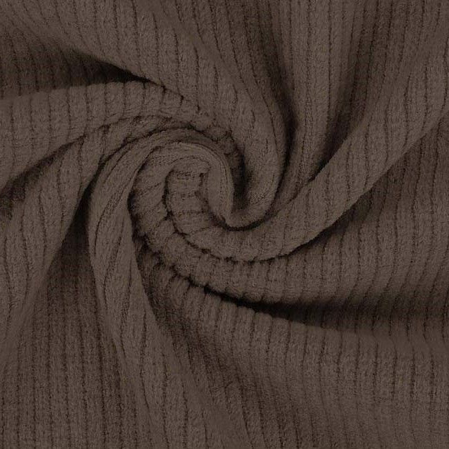 Cord Stretch Washed - 3.5 mm breite Rippen - uni