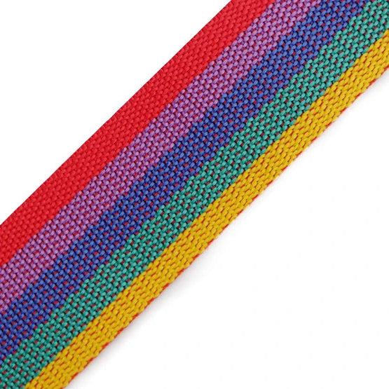 Gurtband 50 mm - regenbogenfarben