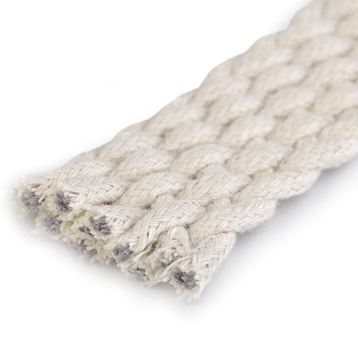 Gurtband geflochten ca. 20 mm - uni - hellgrau