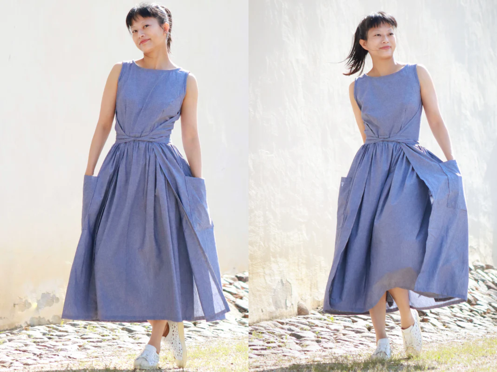 Papierschnittmuster Premium Wickelkleid Avignon