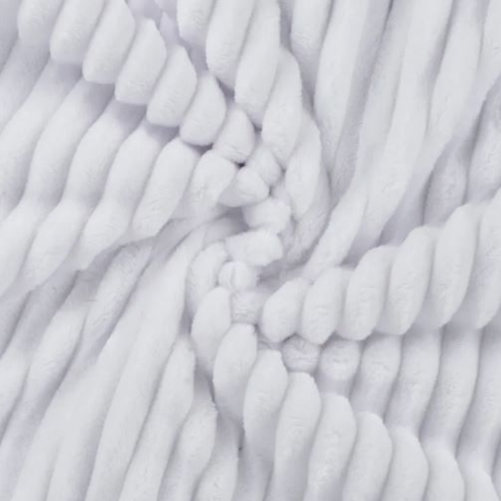 Cuddle Binky super weicher Wellnessfleece Stoff mit 1,5 cm breiten Rippen