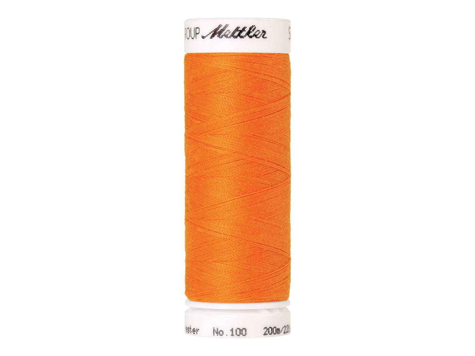 🧵  SERALON® - Allesnähergarn - 200 m • Weiß – Gelb – Orange - Nähgarn