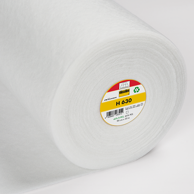Volumenvlies H630 fixierbar Vlieseline 90 cm breit weiß