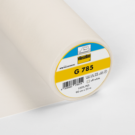 🟡 Vlieseline G 785 - Weiche, leichte, quer-elastische Gewebeeinlage