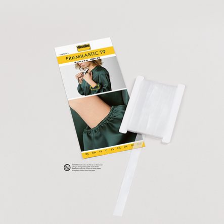 🟡 Vlieseline FRAMILASTIC - Band für Raffungen und Kräuselungen