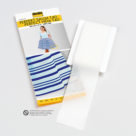 🟡 Vlieseline PERFEKT SAUM - Perfektes und schnelles Anbügeln von Säumen