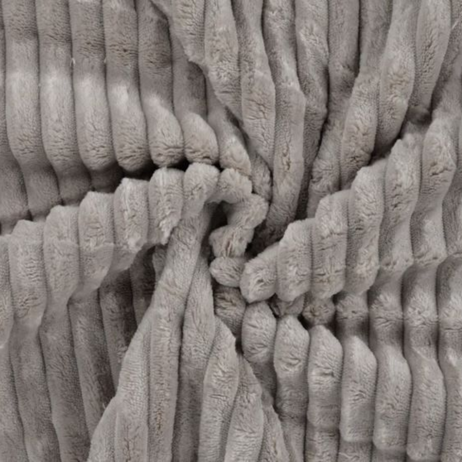 Cuddle Binky super weicher Wellnessfleece Stoff mit 1,5 cm breiten Rippen