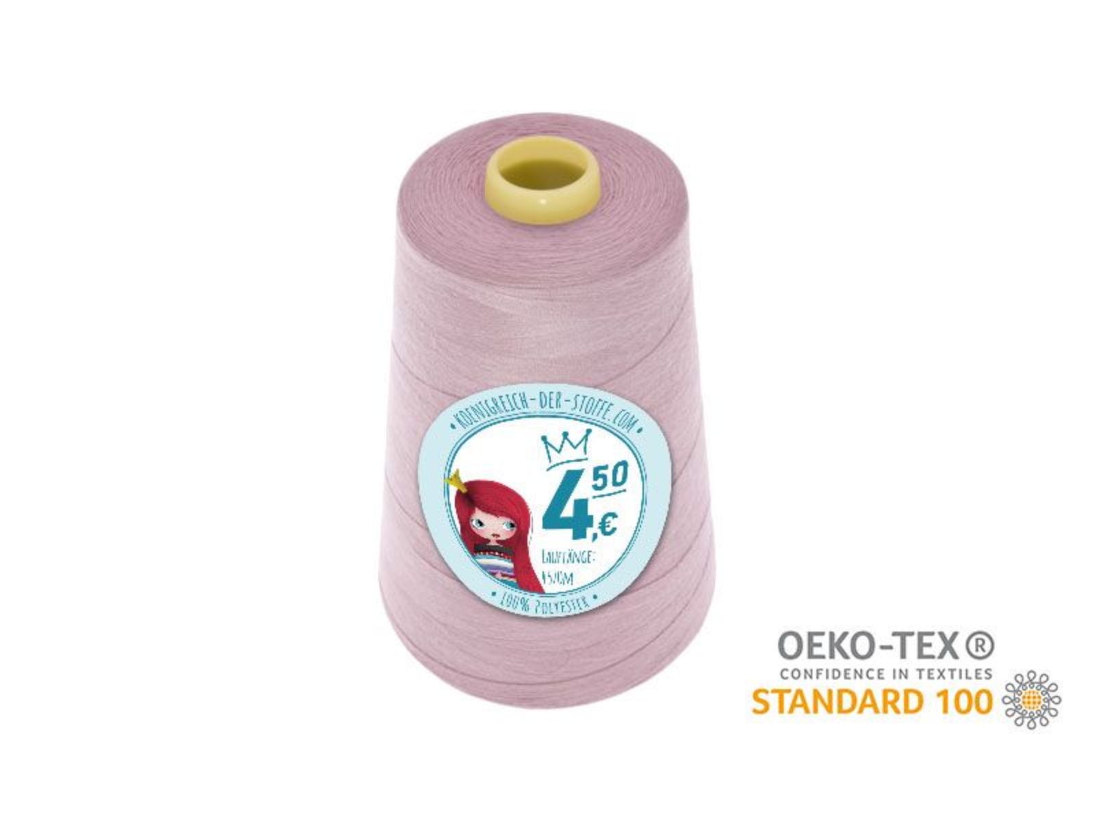 🧵  Overlock Nähgarn - 4570 m - Rot • Rosa • Pink • Violet