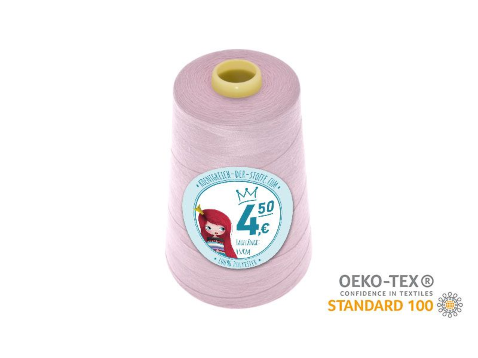 🧵  Overlock Nähgarn - 4570 m - Rot • Rosa • Pink • Violet