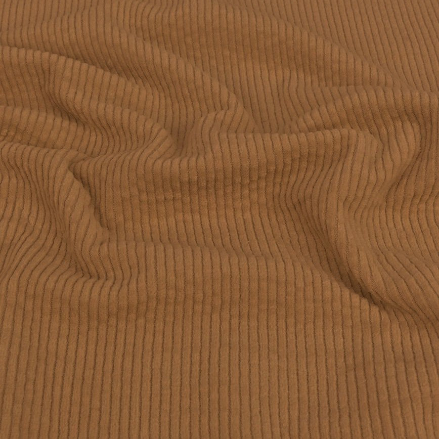 Cord Stretch Washed - 3.5 mm breite Rippen - uni