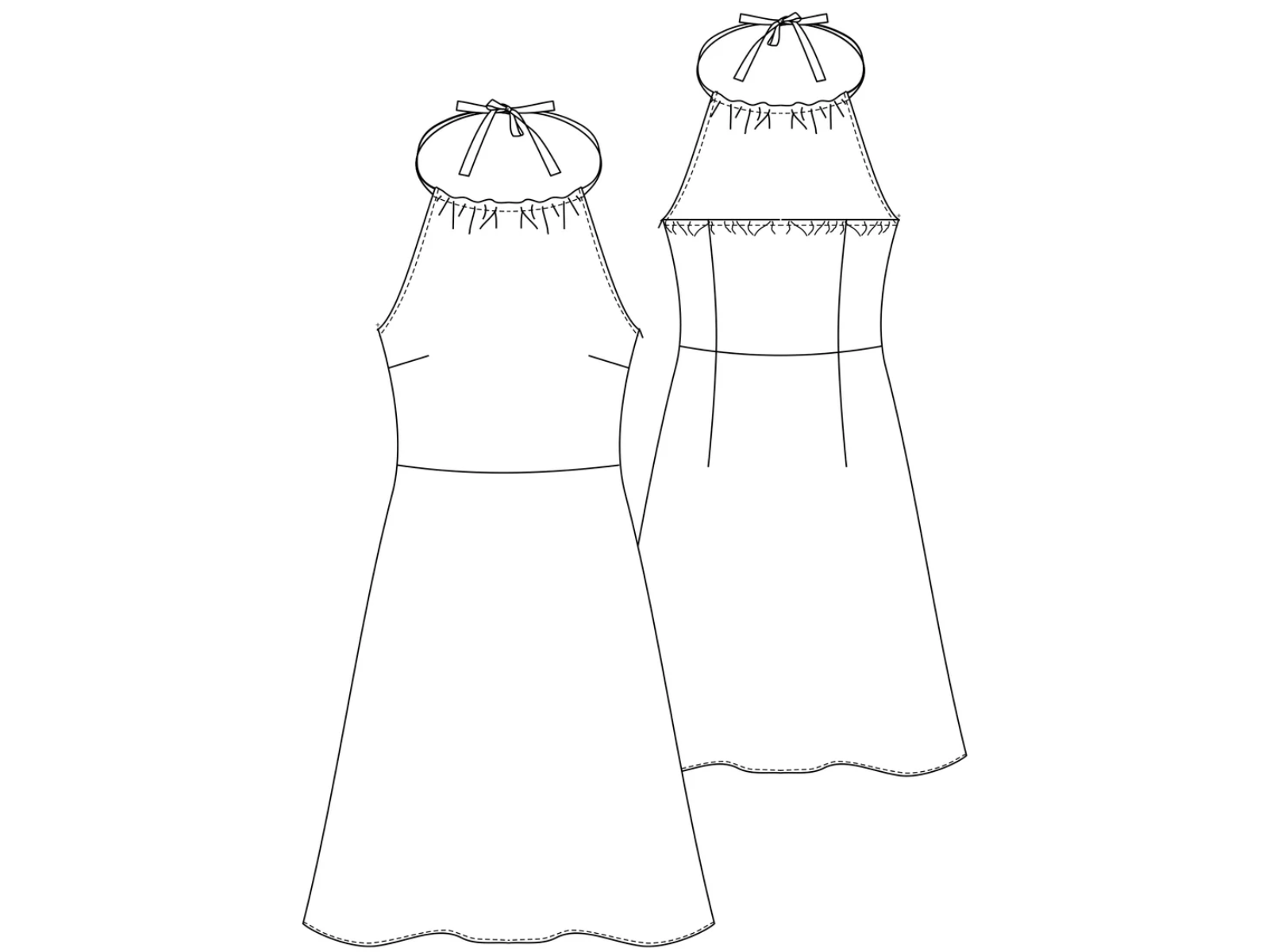 Papierschnittmuster Sommerkleid Aimee