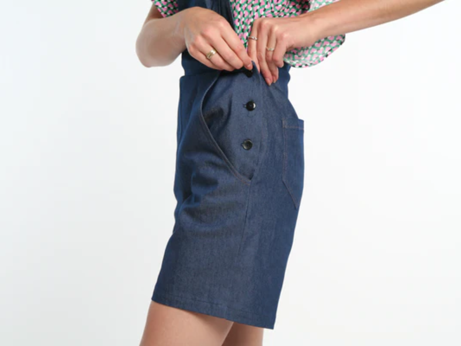 Papierschnittmuster Latzhose Fanny