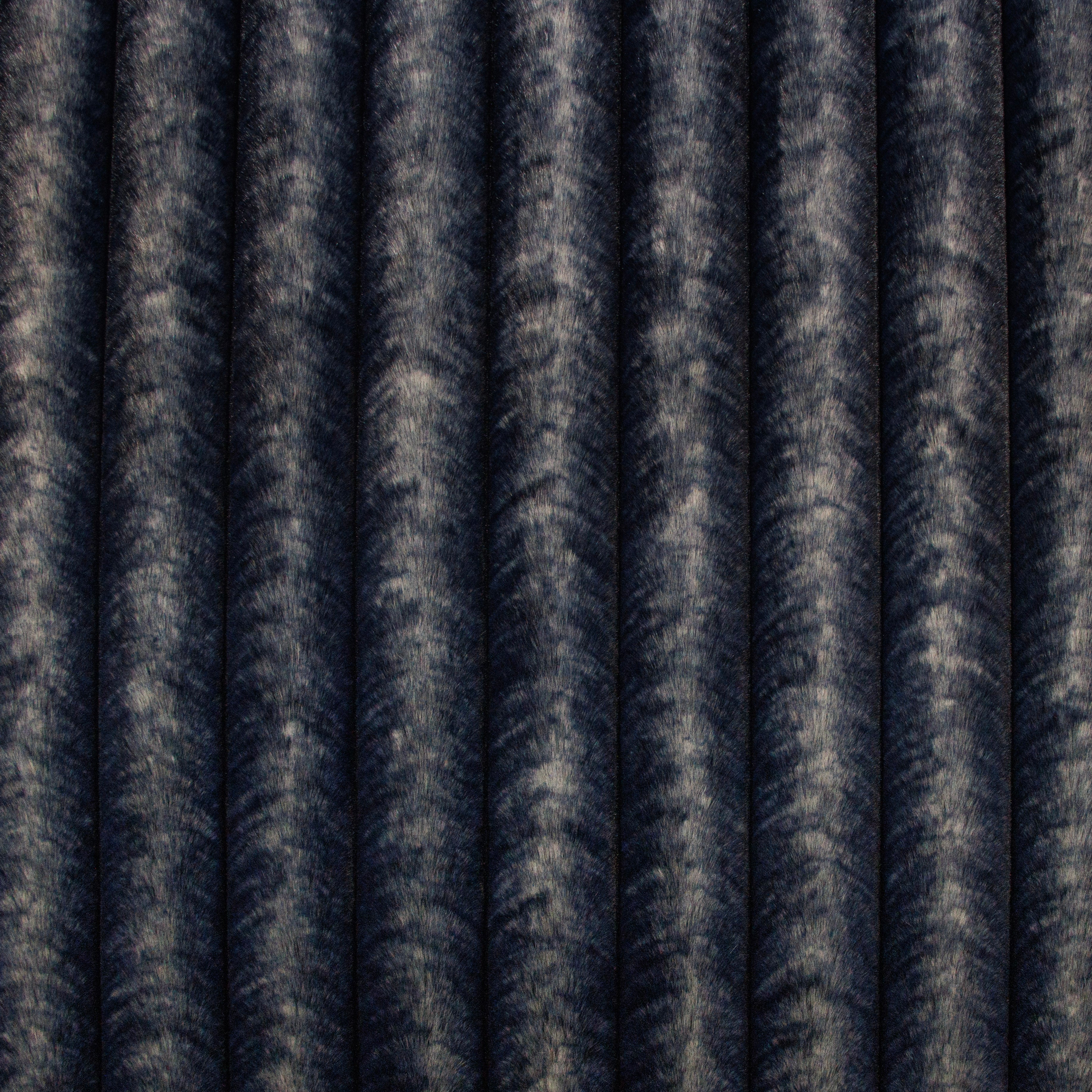 Plüschstoff in Cordoptik - 3cm Rippen