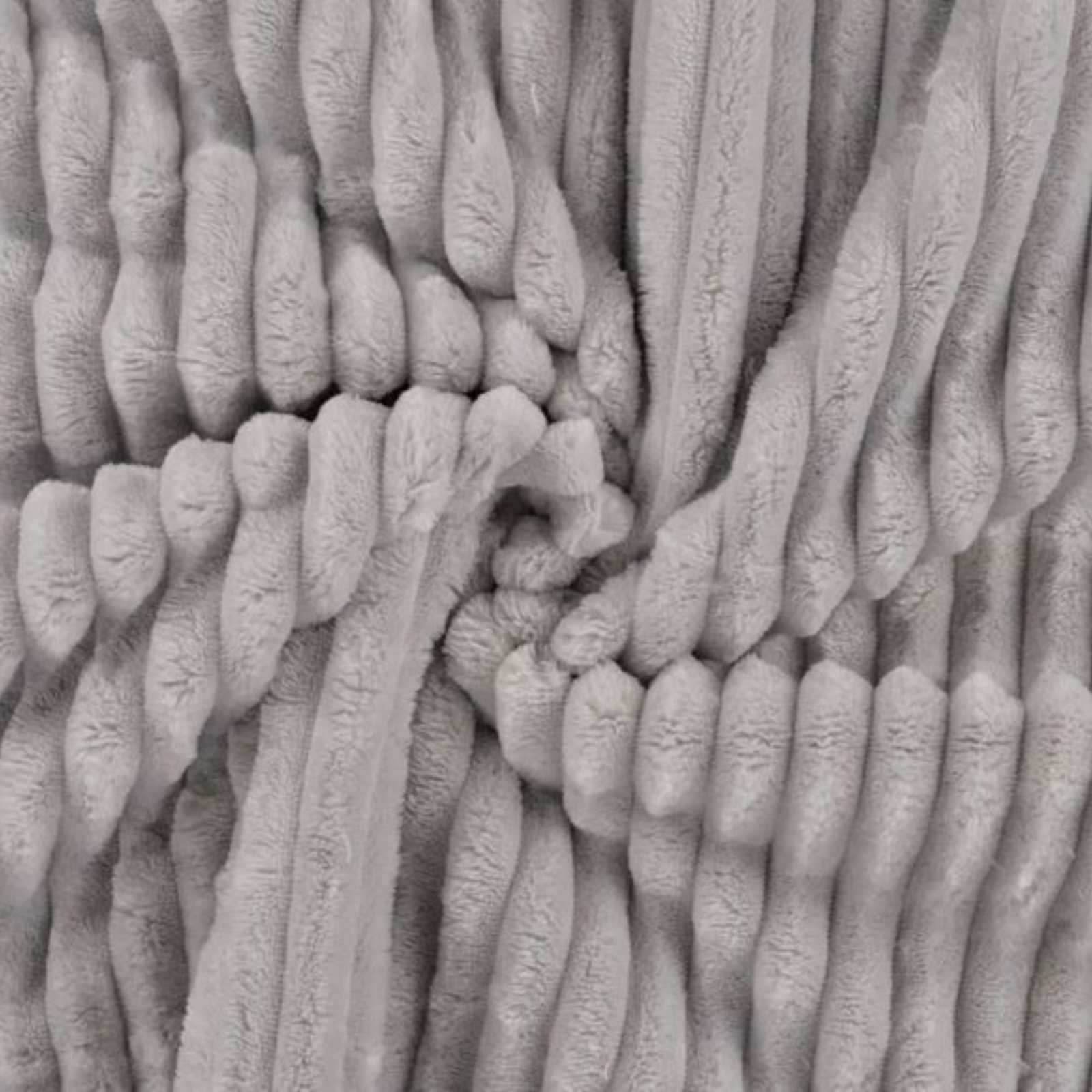 Cuddle Binky super weicher Wellnessfleece Stoff mit 1,5 cm breiten Rippen