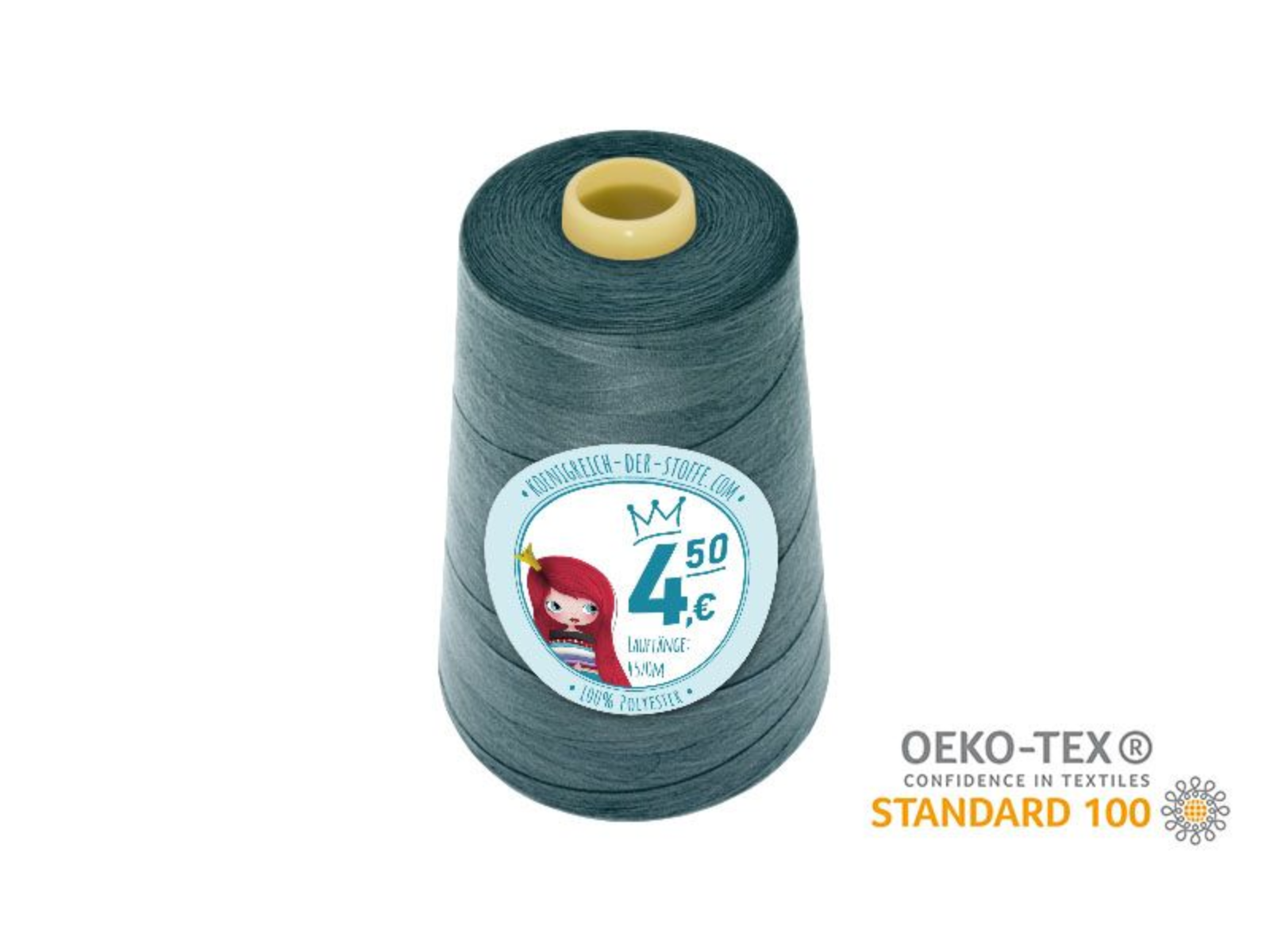 🧵  Overlock Nähgarn - 4570 m - Hellblau • Türkis • Petrol