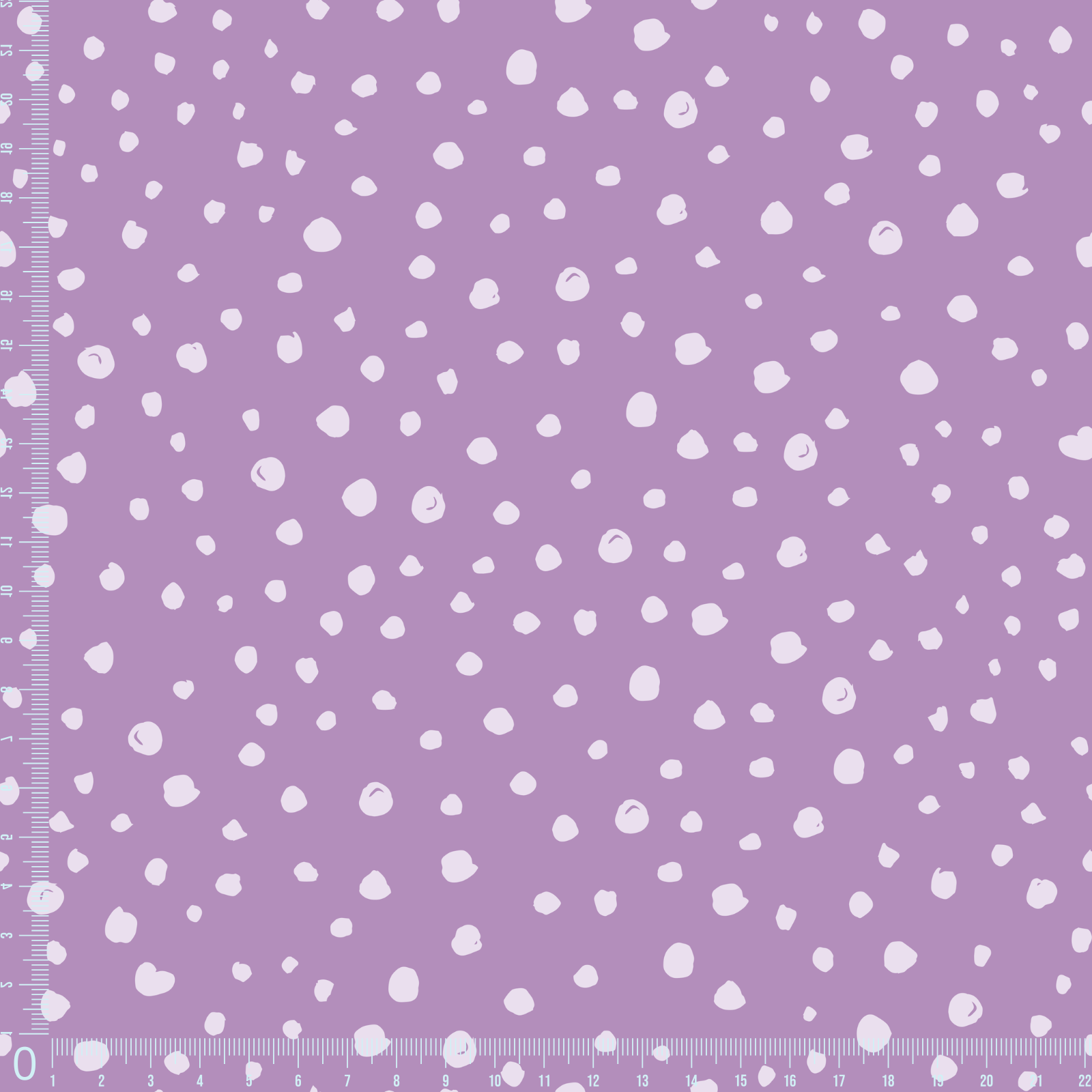 Eigenproduktion Jersey Brombeeries Katzengold-Design - Kombistoff - punkte