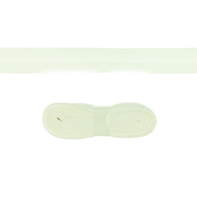 Schrägband/Einfassband Baumwolle gefalzt 20 mm x 3 m Coupon - uni