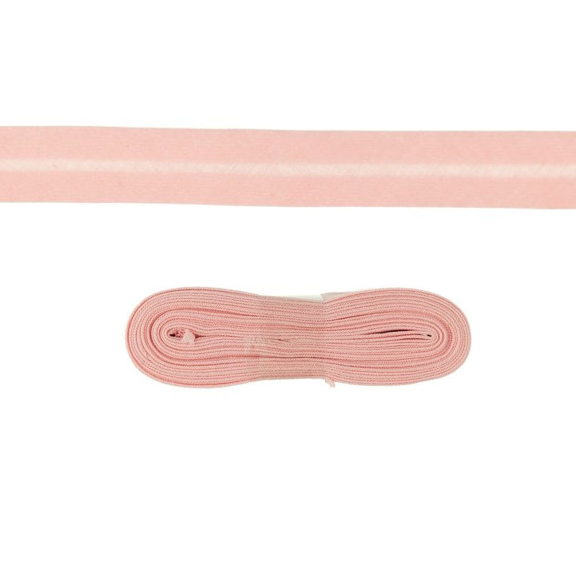 Schrägband/Einfassband Baumwolle gefalzt 20 mm x 3 m Coupon - uni