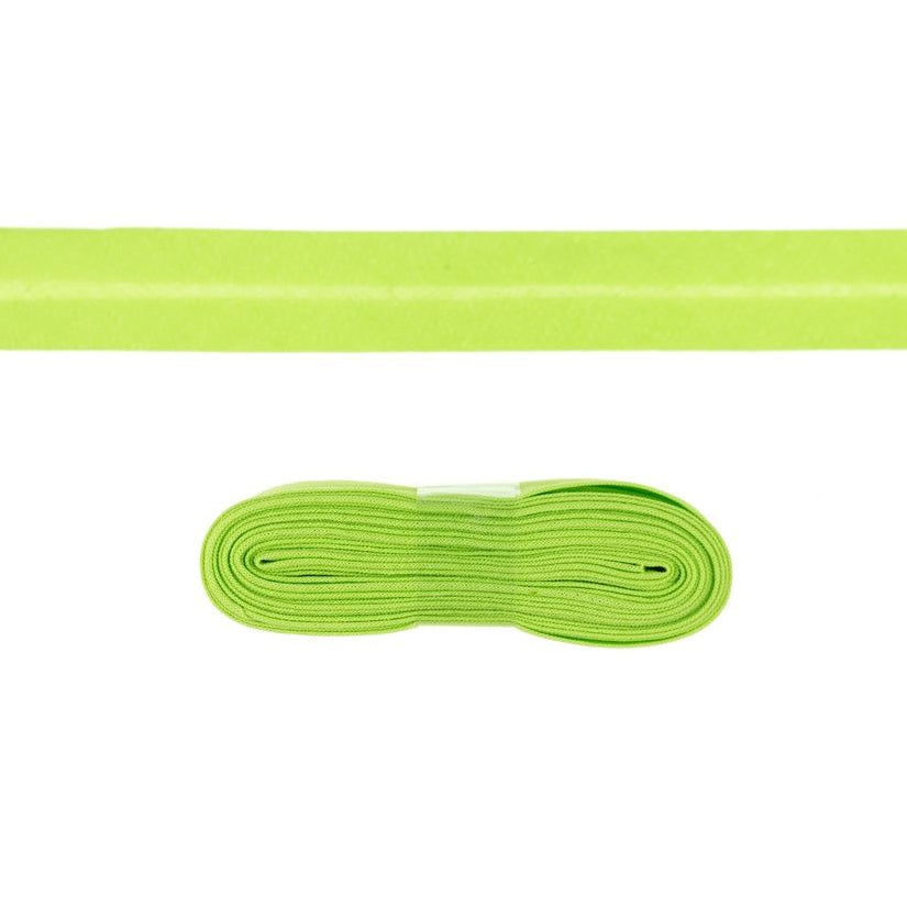 Schrägband/Einfassband Baumwolle gefalzt 20 mm x 3 m Coupon - uni