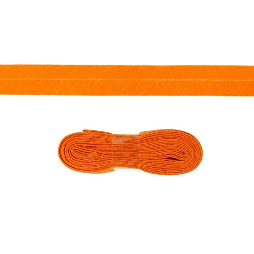 Schrägband/Einfassband Baumwolle gefalzt 20 mm x 3 m Coupon - uni