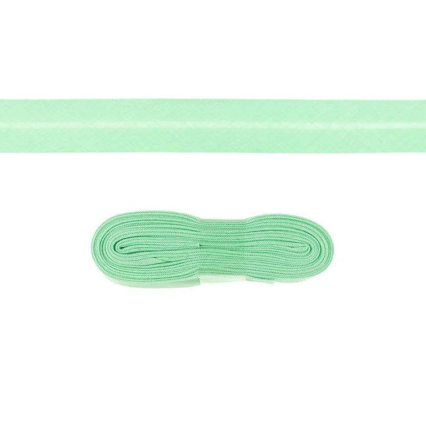 Schrägband/Einfassband Baumwolle gefalzt 20 mm x 3 m Coupon - uni