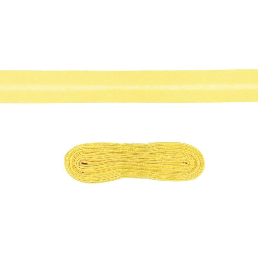 Schrägband/Einfassband Baumwolle gefalzt 20 mm x 3 m Coupon - uni