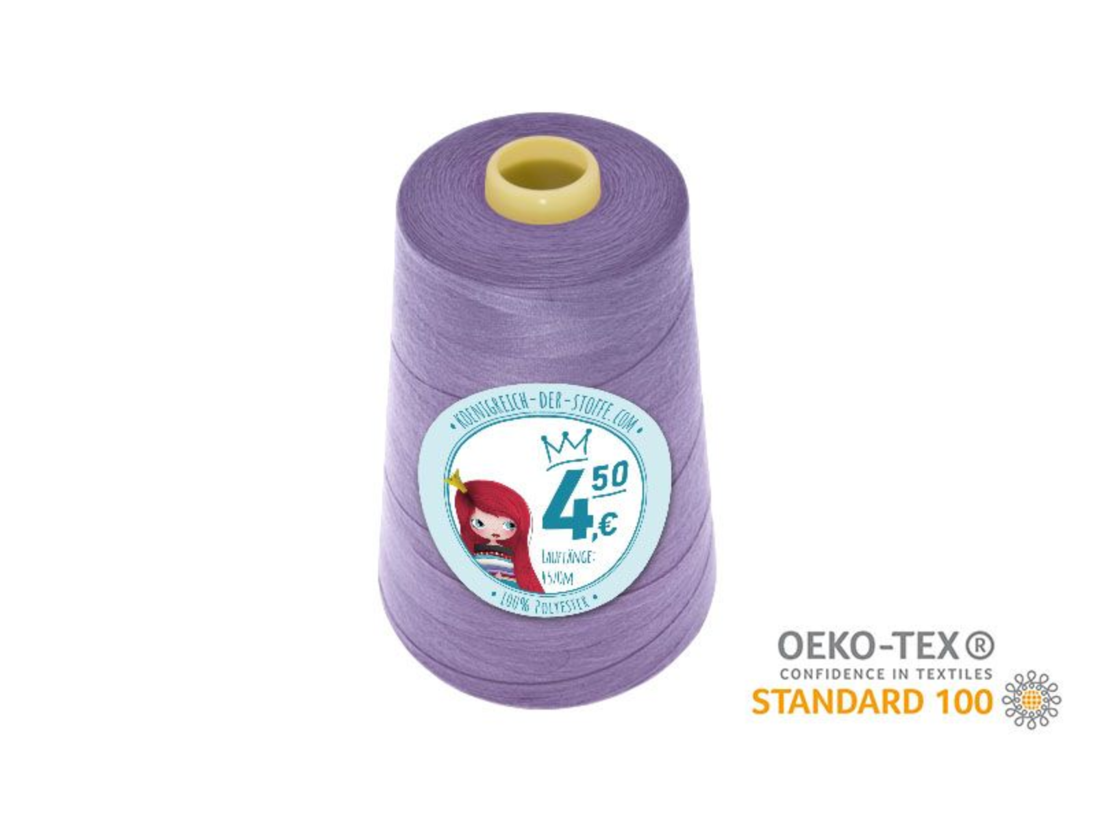 🧵  Overlock Nähgarn - 4570 m - Rosa • Lila • Violett