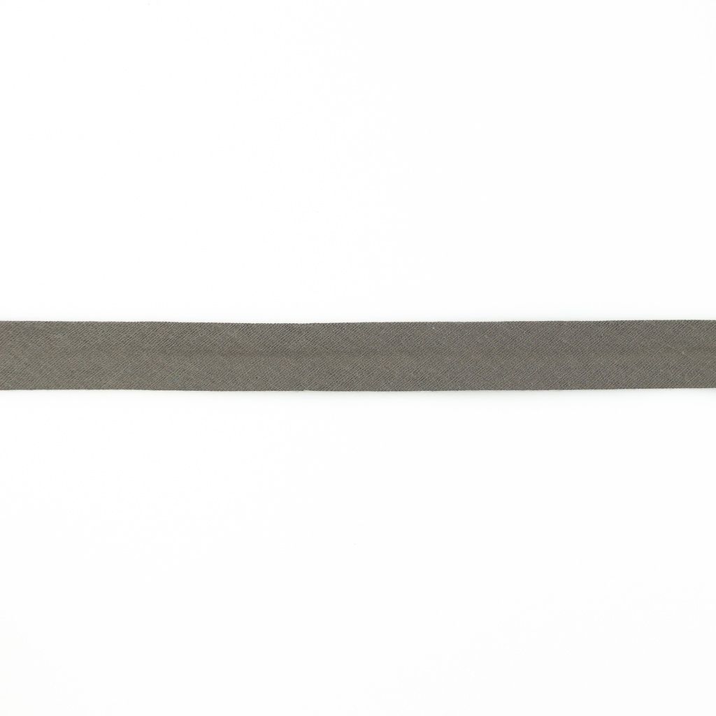 Einfassband Musselin Baumwolle gefalzt 20 mm - uni