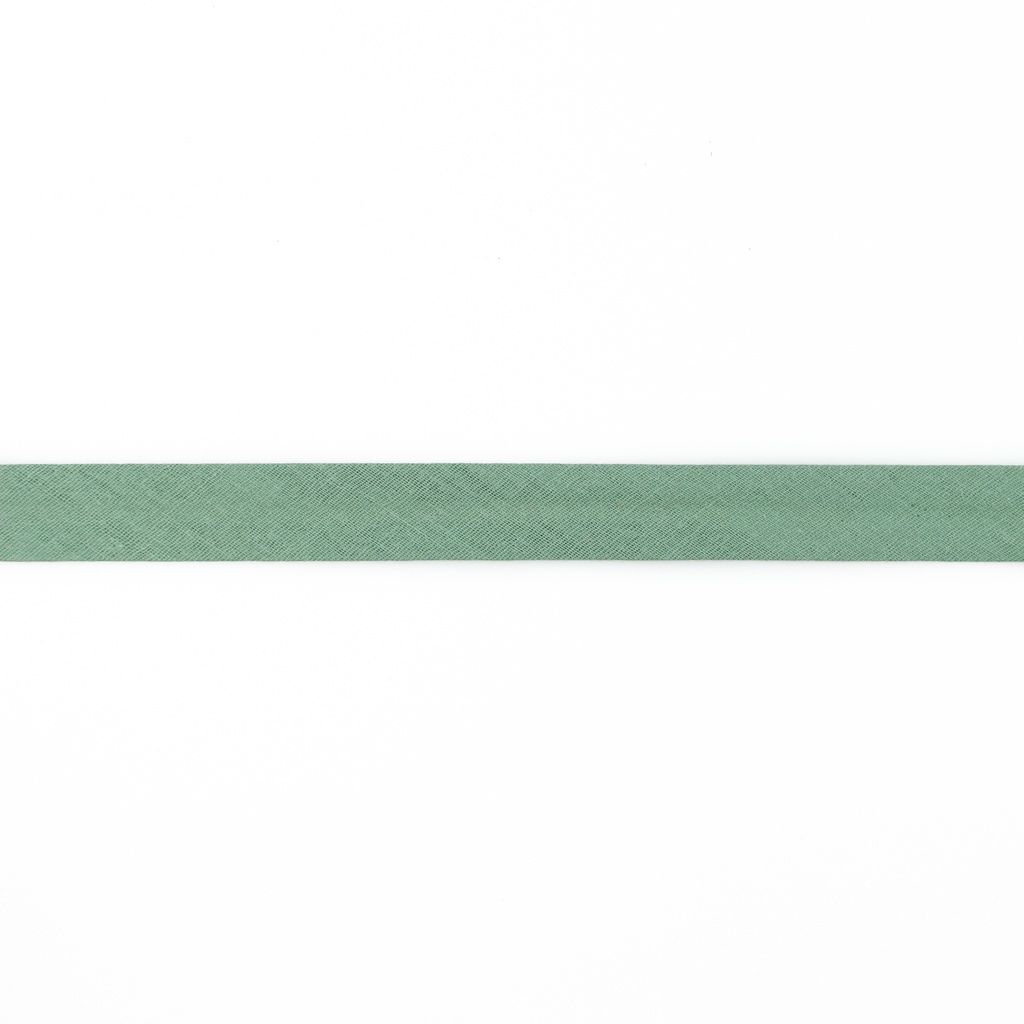 Einfassband Musselin Baumwolle gefalzt 20 mm - uni