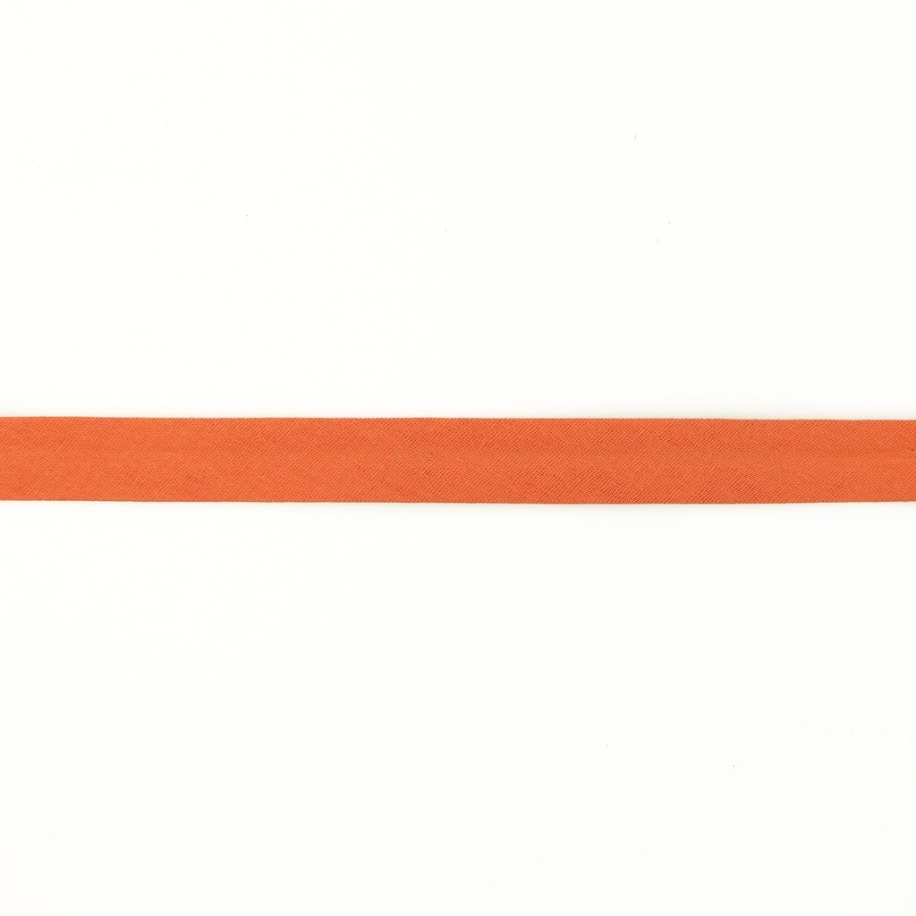 Einfassband Musselin Baumwolle gefalzt 20 mm - uni