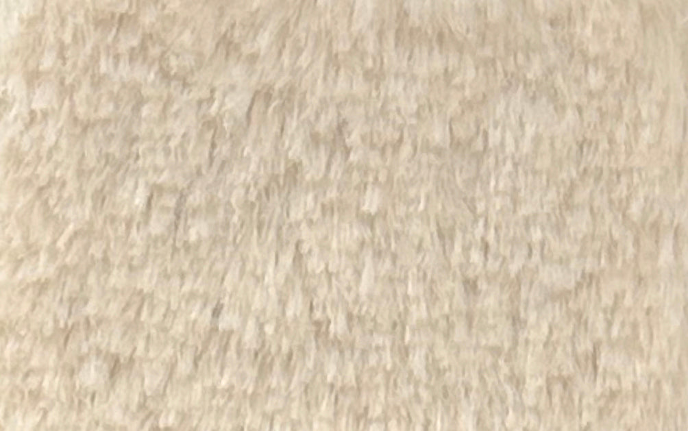 Plüschfell Fleece Stoff- uni