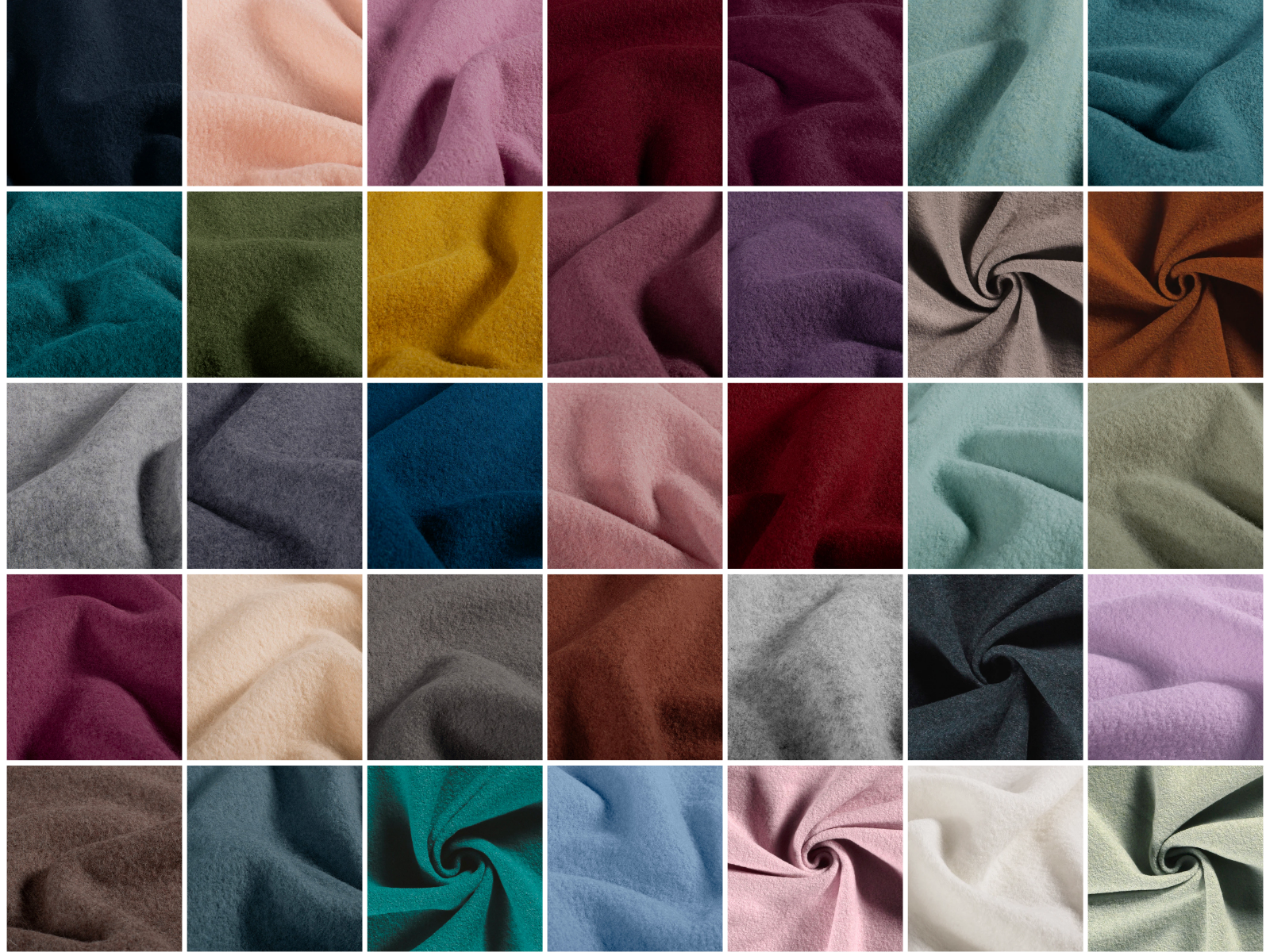 Walkloden Stoff Basics Wolle - uni/melange