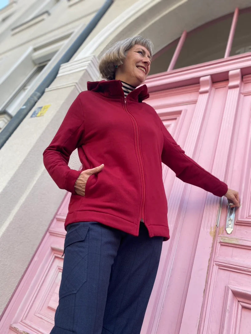 Papierschnittmuster Hoodiejacke Berlin