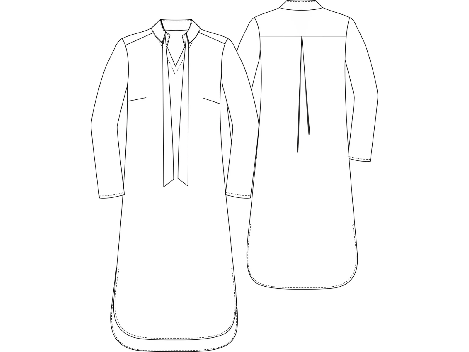 Papierschnittmuster Kleid Zadie