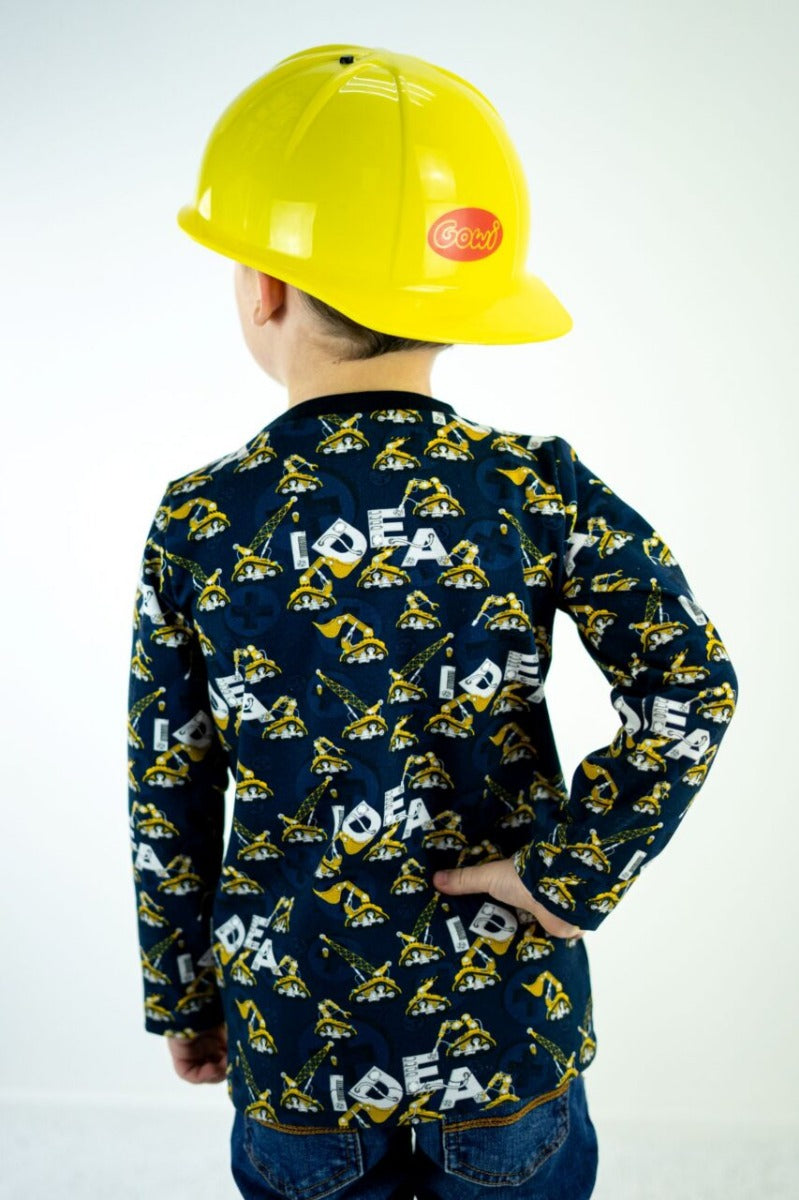 Jersey KATINOH Trust your crazy ideas - verschiedene Baufahrzeuge - navy