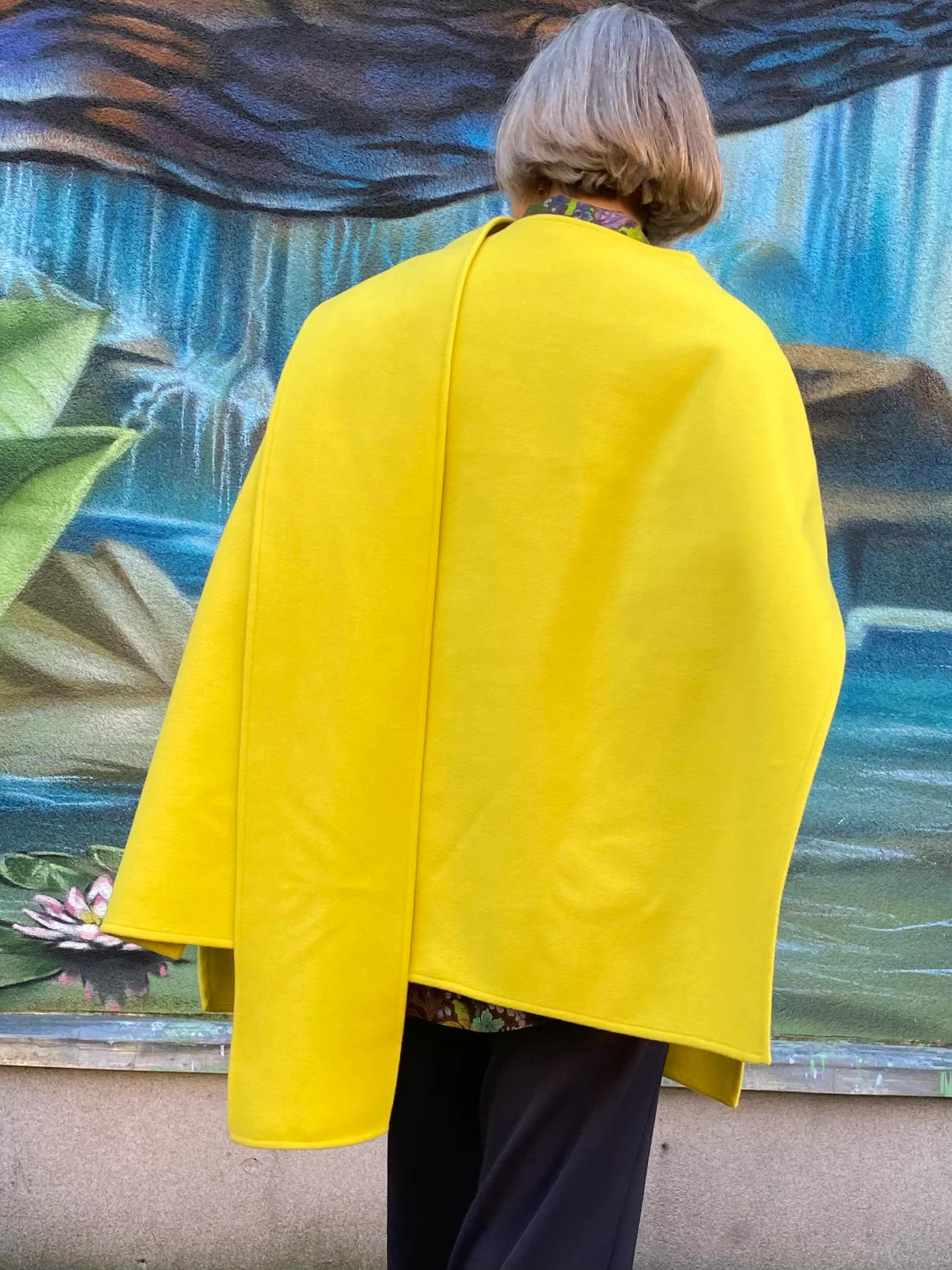 Papierschnittmuster Cape Brixen