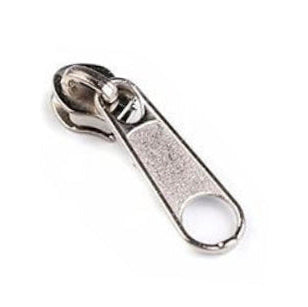Zipper/Schieber für Spiralreißverschlüsse 3 mm - 1 Stück - silber