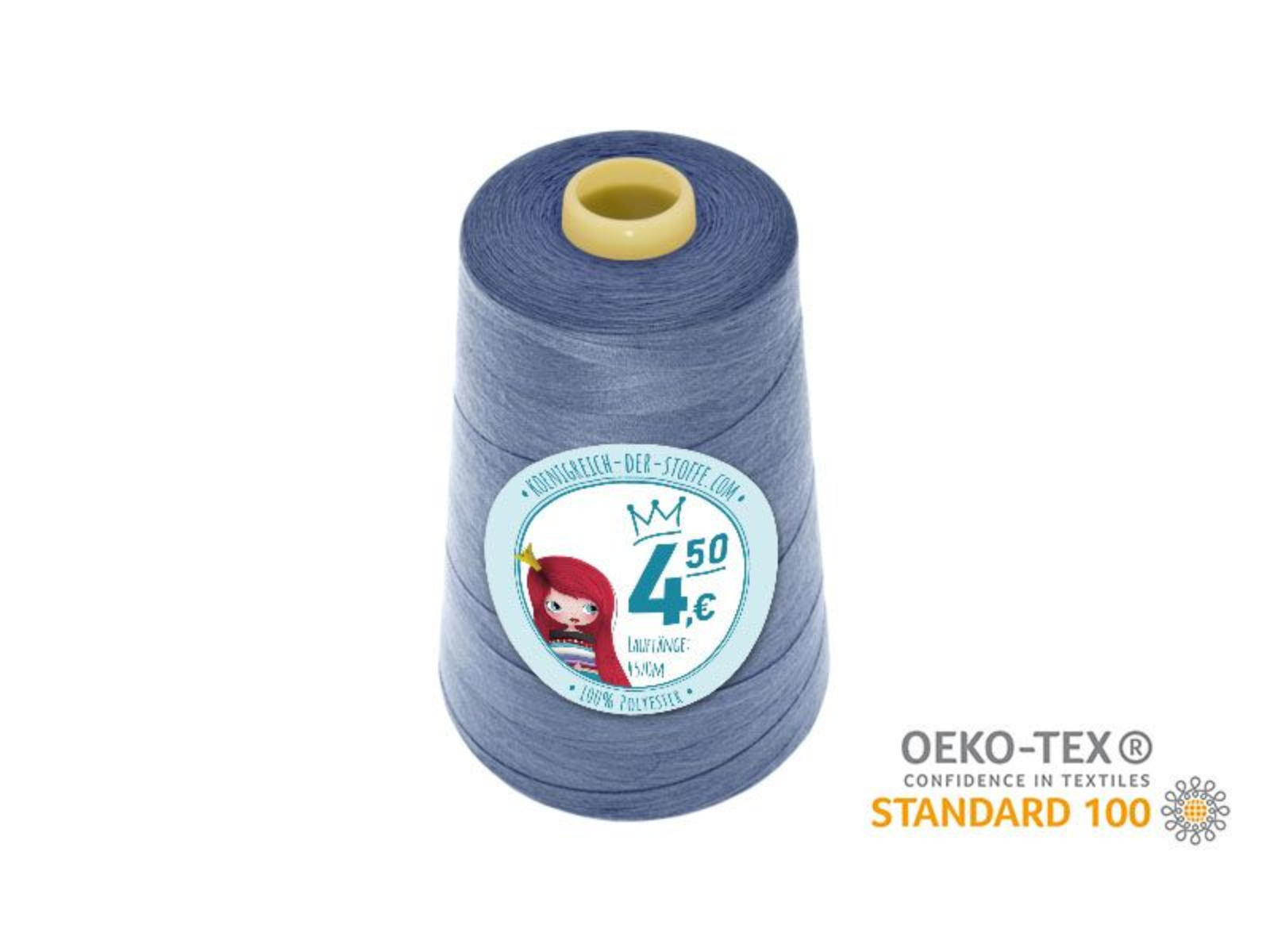 🧵  Overlock Nähgarn - 4570 m - Hellblau • Blau