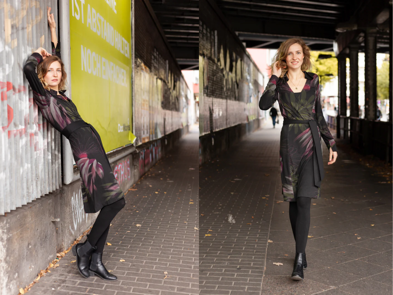 Papierschnittmuster Premium Wickelkleid Jahel