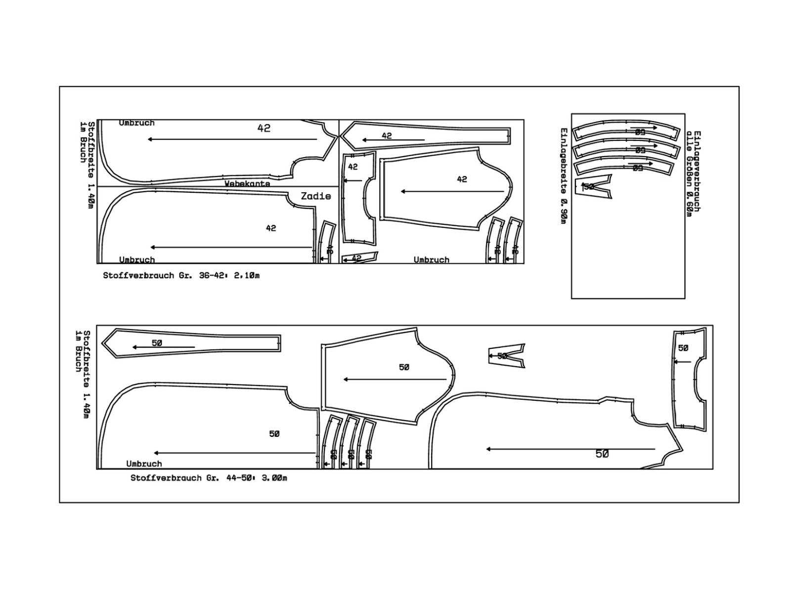 Papierschnittmuster Kleid Zadie