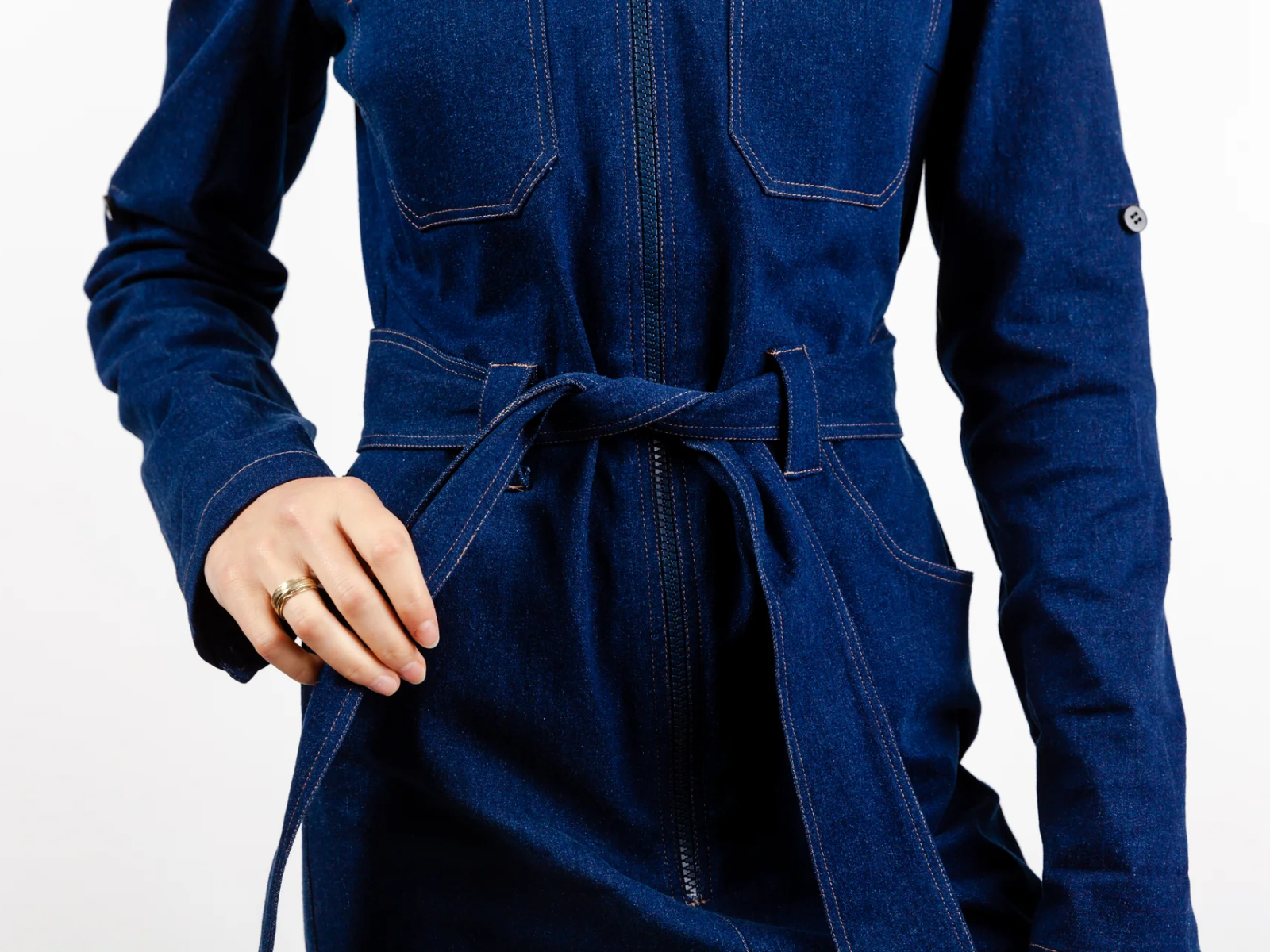 Papierschnittmuster Jeanskleid Tonje