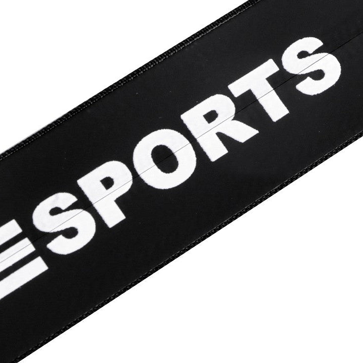 Reißverschluss wasserdicht 7 mm - in 20 cm Abschnitten - Sports-Streifen - schwarz