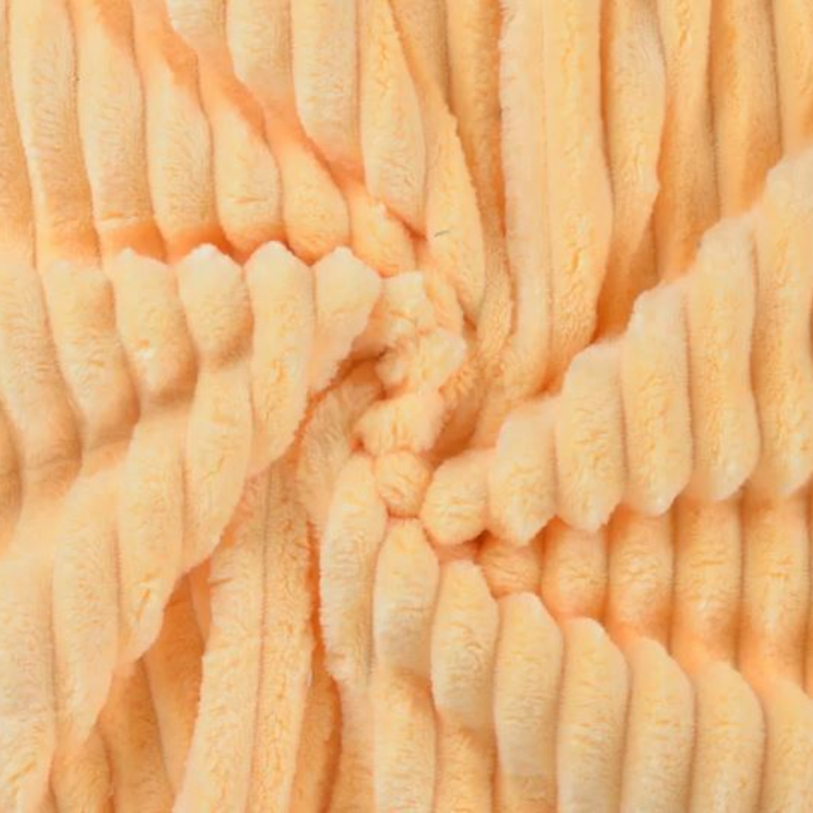 Cuddle Binky super weicher Wellnessfleece Stoff mit 1,5 cm breiten Rippen