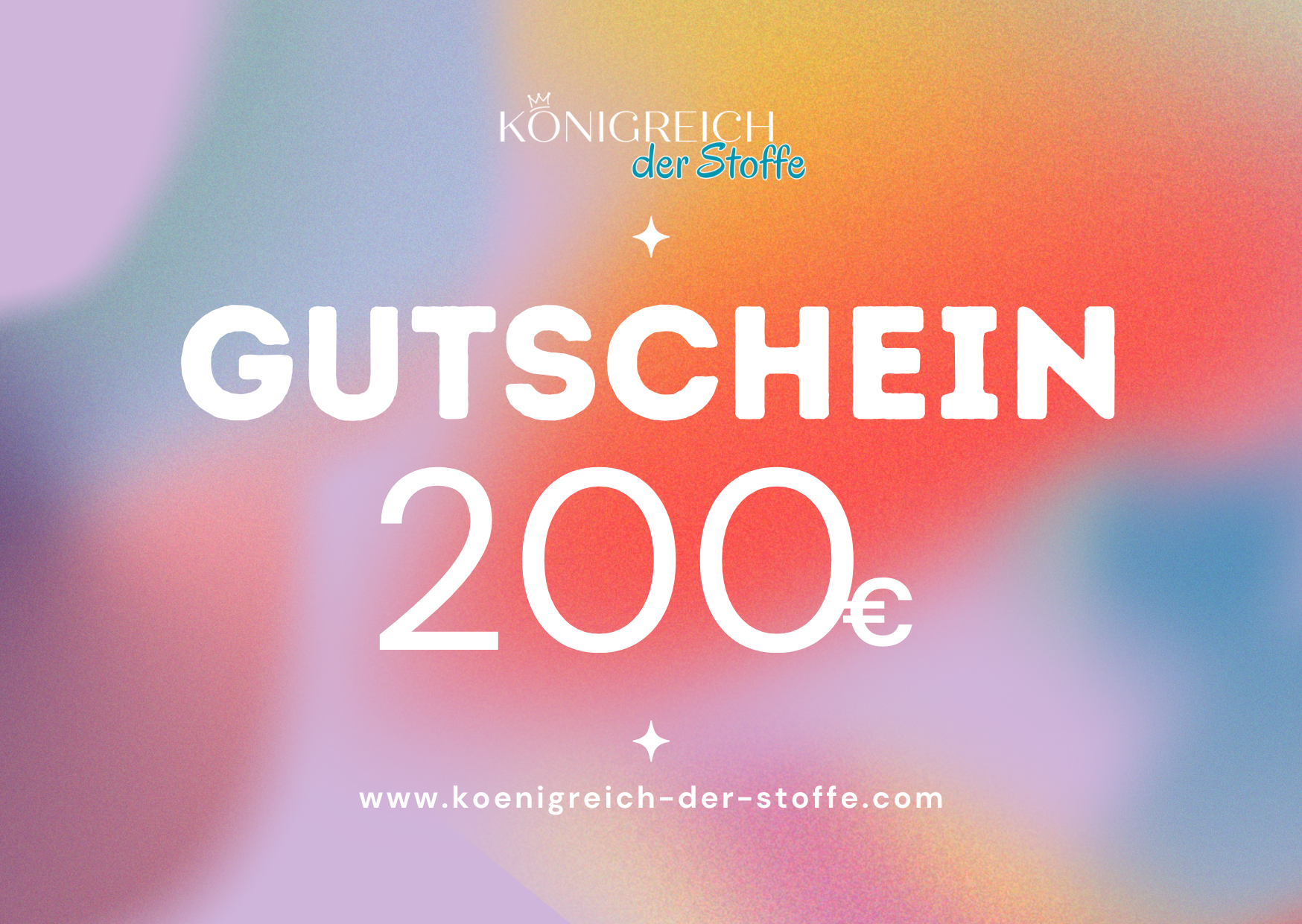 🎁 Königreich der Stoffe - Gutschein