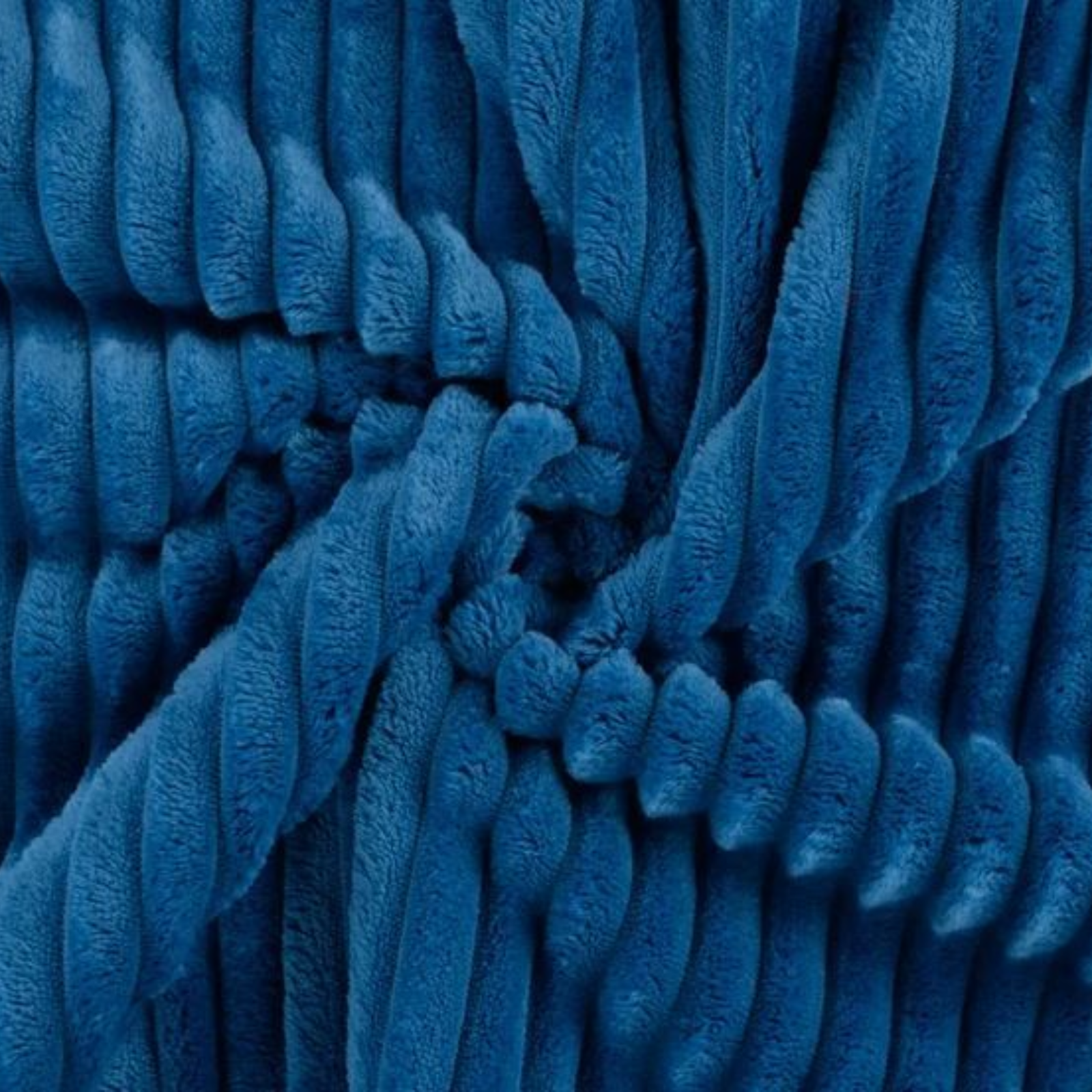 Cuddle Binky super weicher Wellnessfleece Stoff mit 1,5 cm breiten Rippen